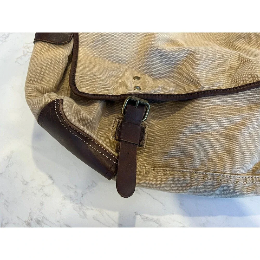 VTG J Crew Crossbody Mailbag Leather Bottom - New with Tag, Abingdon